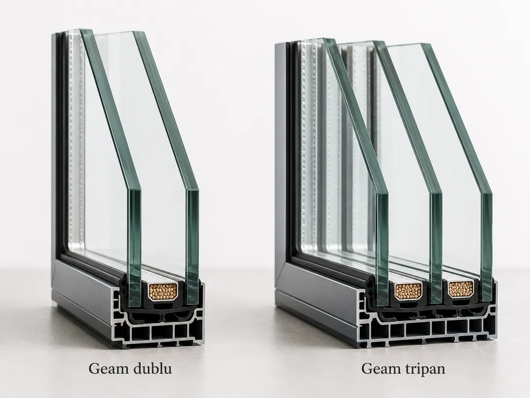 Geam termopan sau geam tripan